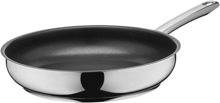 Productafbeelding WMF Koekenpan 24 cm Calabria roestvrij staal met inductiecoating (28 cm, Koekenpan, Roestvrij staal)