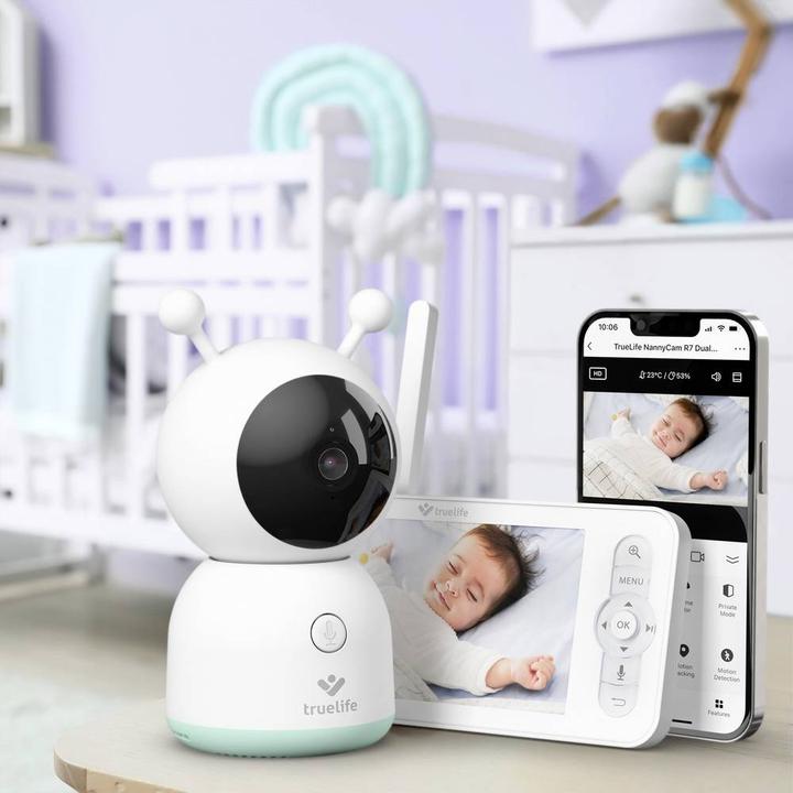 Produktbild Truelife NannyCam R7 Dual Smart (Babyphone mit Kamera, 300 m)