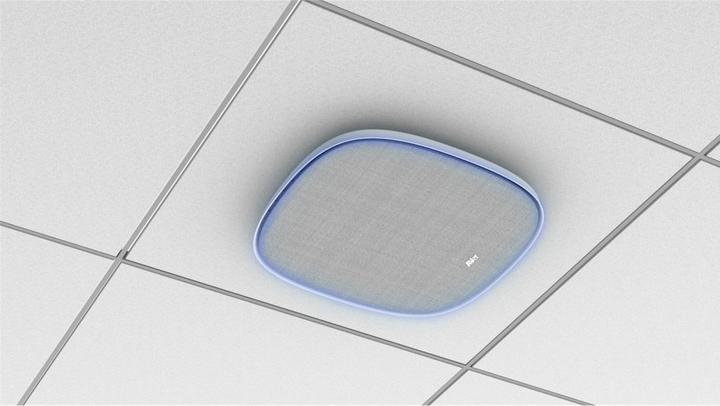 Actual product image AVer FONE700 ceiling speakerphone with HUB connection including 10m cable