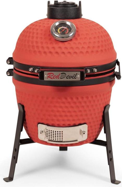 Patton Kamado Grill 13 - Keramisch - Tafelmodel - Classic - Red Devil - Mini - Rood (280 mm)
