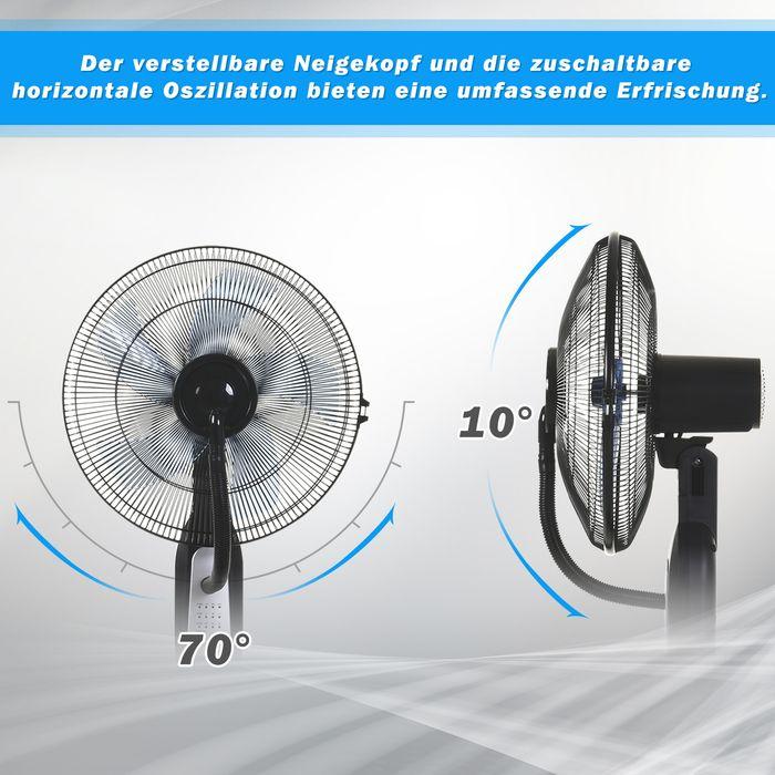 Immagine prodotto Jamb Ventilatore a piedistallo con nebulizzatore (57 dB)