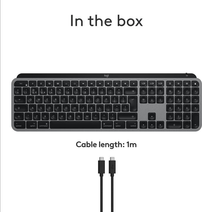 Immagine prodotto Logitech MX Keys S for Mac (CH, Senza fili)