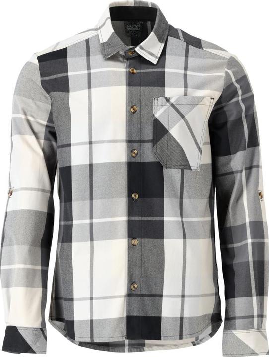 Actual product image Mascot Flannel shirt Customized 22904 anthracite grey-checked size XL (XL)