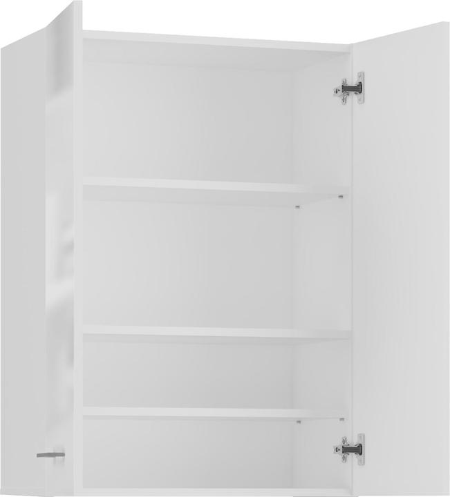 Produktbild Topeshop Schrank über der Waschmaschine POLA MINI DD 64x30xH90 weiss glänzend