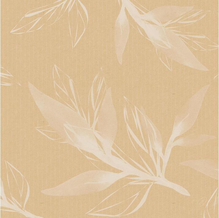 Produktbild Duni Bio-Dunisoft-Serv. 40x40cm Leaves natural 60P. (60 x, 40 x 40 cm)