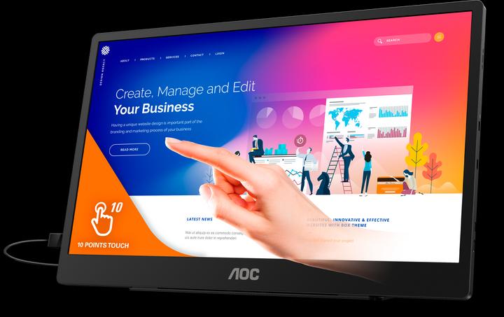 Image du produit AOC 16T2 (1920 x 1080 pixels, 15.60")