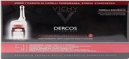 Vichy Dercos Aminexil Clinical 5 - Multi-purpose anti-hair loss treatment for men (252 ml)
