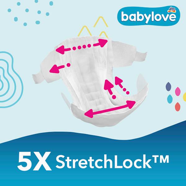 Produktbild dm babylove Premium-Windeln (Gr. 3, Tragepack, 46 Stück)