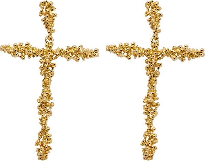 Uzurii Holy Cross Ohrringe (925er Sterlingsilber)