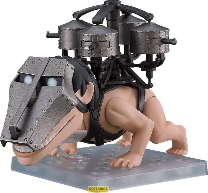Actual product image Good Smile Company Attack on Titan figurine Nendoroid Cart Titan 7 cm