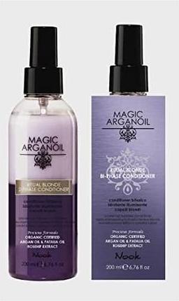 Actual product image Nook Magic Arganoil Ritual Blonde 2-Phase Illuminating Conditioner (200 ml)