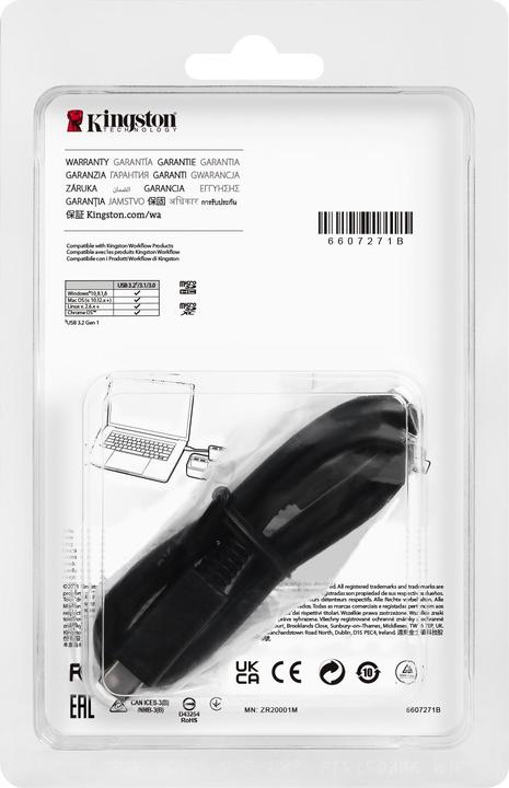 Produktbild Kingston Card Reader Extern Workflow Dual-Slot mSD (USB 3.1)