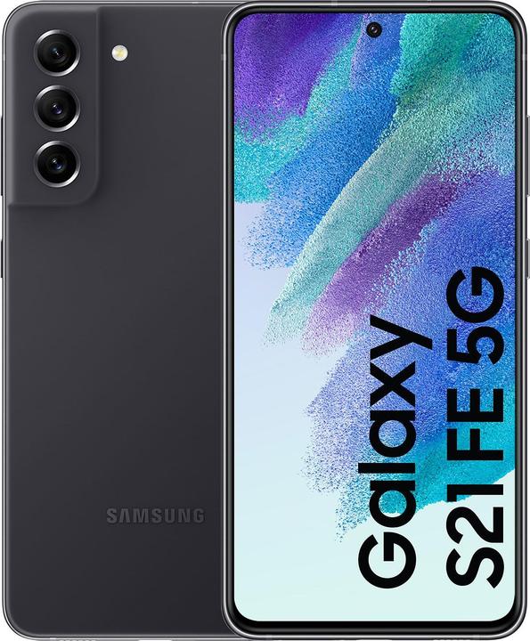 Re!commerce Galaxy S21 FE 5G (double sim) (128 Go, Noir, 6.40", 13 Mpx, Double SIM, A / Comme neuf)