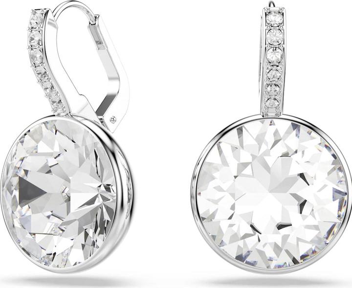 Image du produit Swarovski Millenia Drop Ohrhänger Rundschliff Weiss Rhodiniert