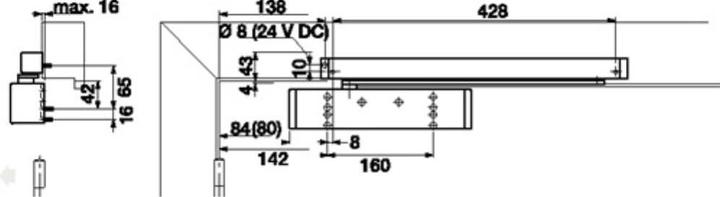 Image du produit Dormakaba Ferme-porte DORMA TS 93 B Contur, EN 5-7 (Intérieur)