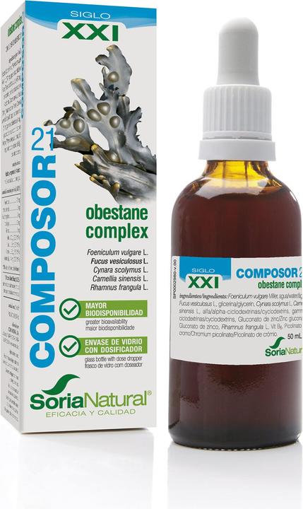 Produktbild Soria Natural Composor 21 Obestane Comples S Xxi 50ml (Körperlotion, 50 ml)