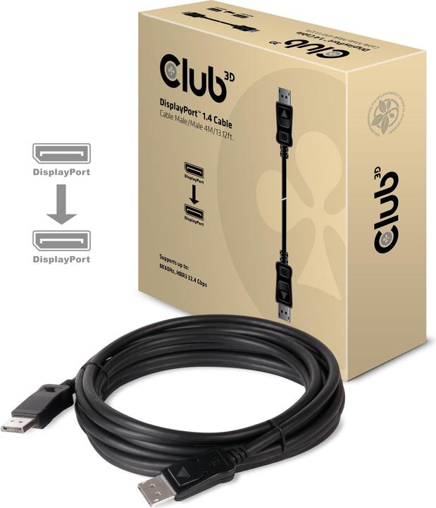 Produktbild Club 3D DisplayPort 1.4 HBR3 (4 m, DisplayPort)