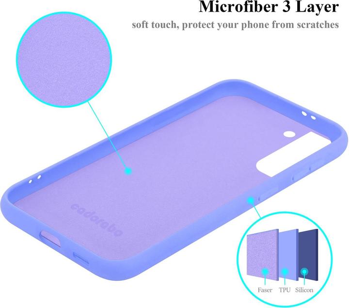 Actual product image Cadorabo TPU Liquid Silicone Case Cover (Samsung Galaxy S21 5G)