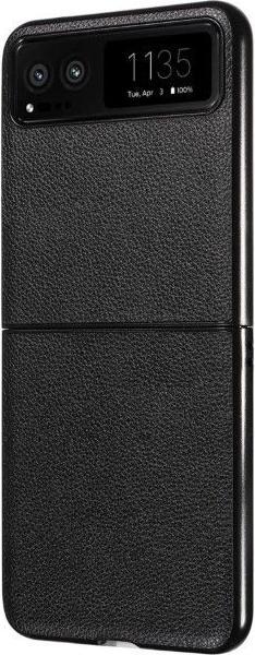 Actual product image MU Classic Litchi Leather Bookcover Series (Motorola Razr 40)