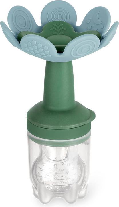 Actual product image Haakaa Flower-shaped fruit teat and freezer sleeve set