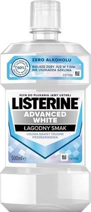 Listerine Advanced White Mild Taste płyn do płukania jamy ustnej White 500ml (500 ml)