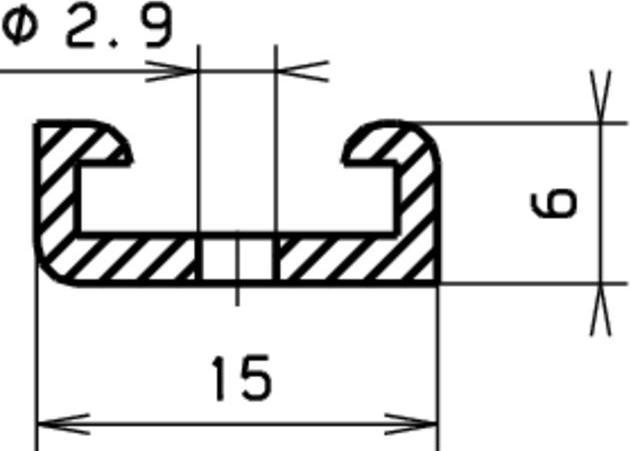 Produktbild Hebgo Halteprofile 125