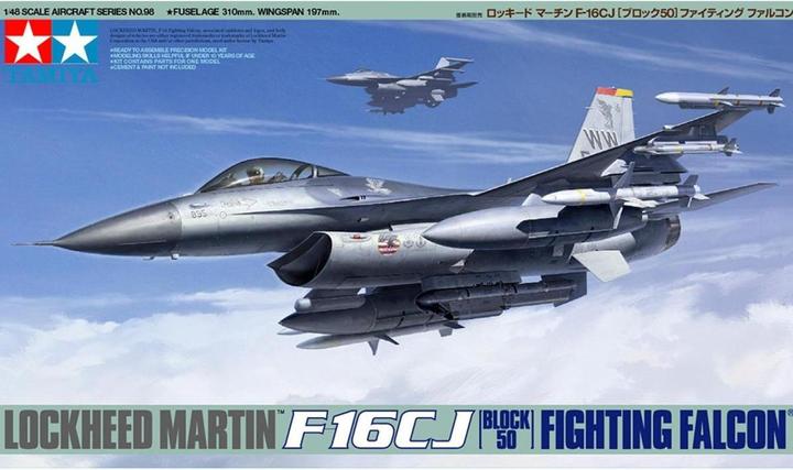 Actual product image Tamiya F-16CJ Fighting Falcon