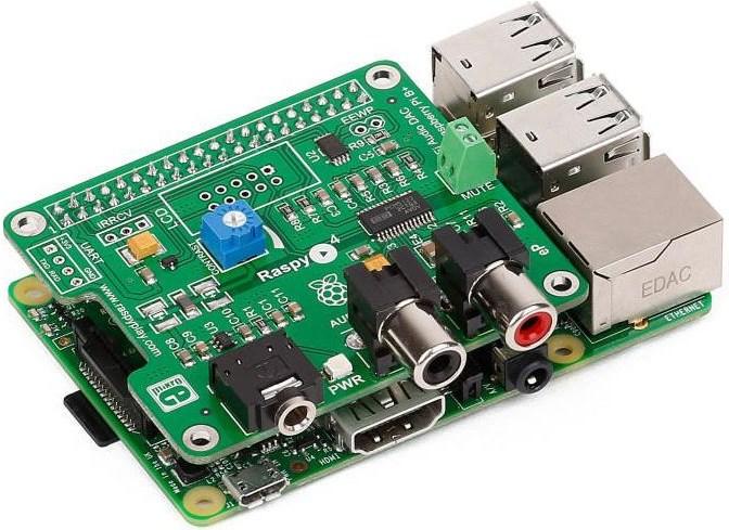 Actual product image Raspberry Pi Microelektronika RaspyPlay4 (Shield)