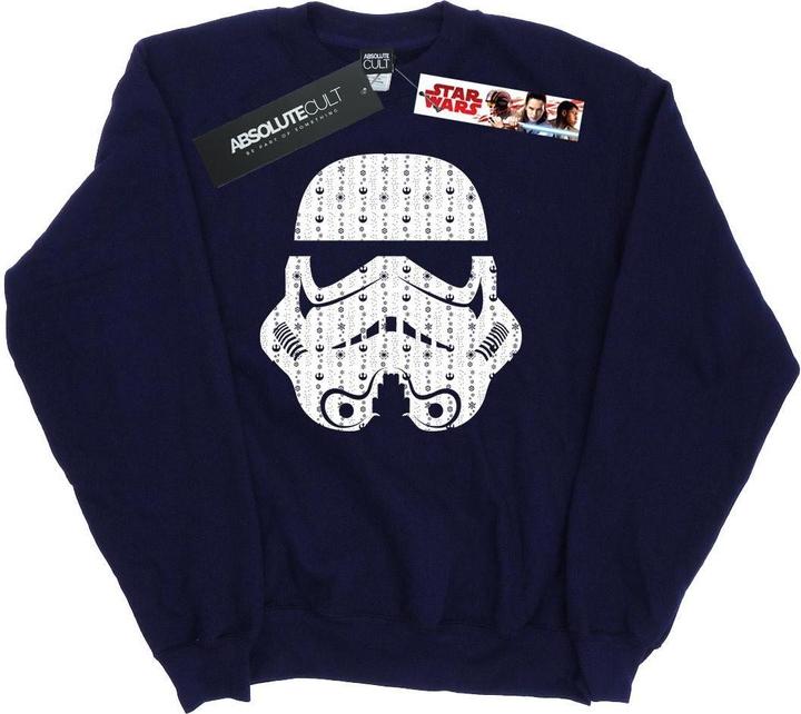 Star Wars Christmas Stormtrooper Helmet Sweatshirt (XXL)
