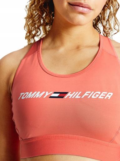 Actual product image Tommy Hilfiger Women's racer bra with medium intensity and graphics (XS)