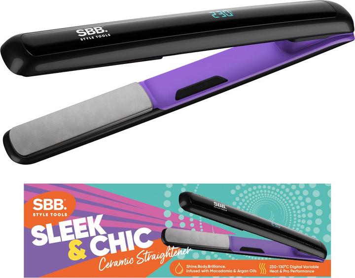 Immagine prodotto Homedics Piastra in ceramica Sleek & Chic (Piastra per capelli)