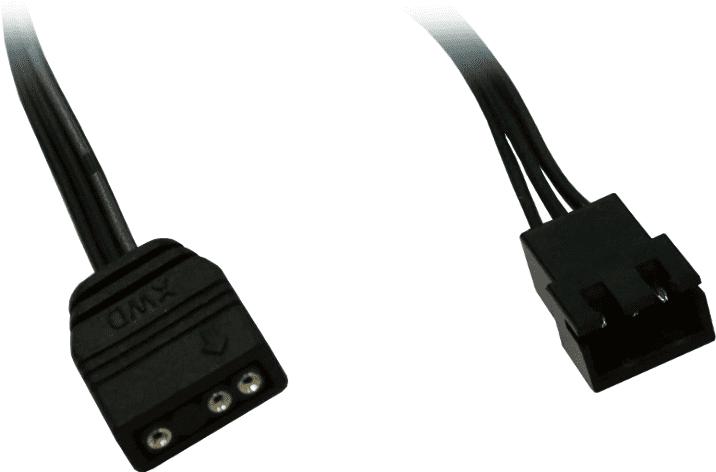 Produktbild Alphacool Verbindungskabel 3Pin auf 3pol Digital RGB
