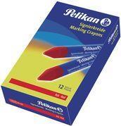 Actual product image Pelikan Marking chalk 762, blue, diameter: 13.5 mm suitable for rough surfaces such as metal (even hot (Blue, 12 x)