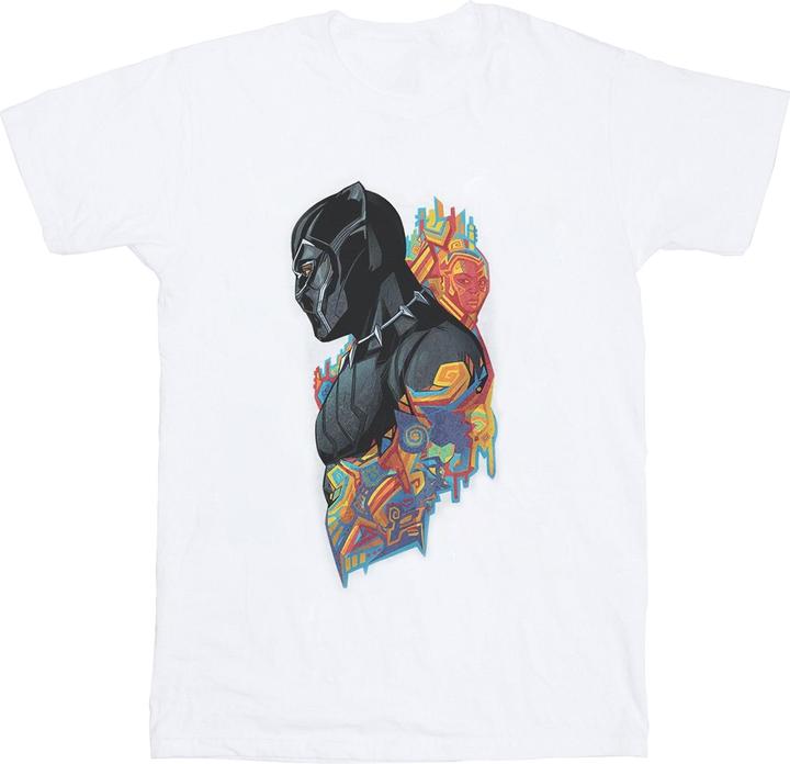 Mädchen Black Panther Profil TShirt aus Baumwolle