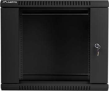 Produktbild Lanberg WF01-6409-10B Rack 9U Wandmontiertes Regal Schwarz (9 HE, 19 Zoll Rack)