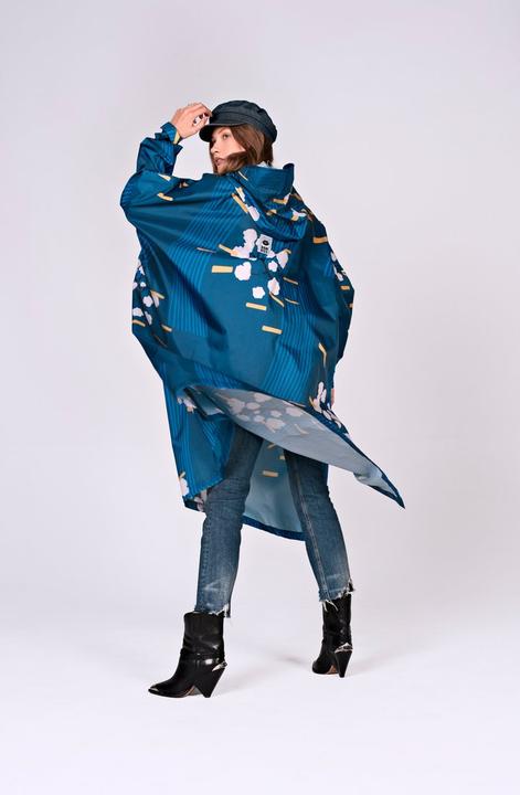 Immagine prodotto Rainkiss Poncho con fiori giapponesi (Taglia unica)