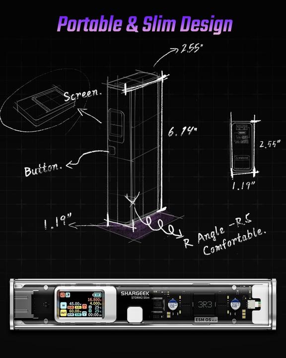 Immagine prodotto Sharge 130 (20000 mAh, 100 W, 74 Wh)