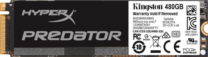 Produktbild HyperX Predator (480 GB, M.2)