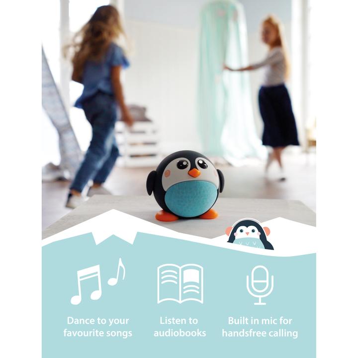 Actual product image Planet Buddies Penguin Speaker (4 h, Rechargeable battery operated)