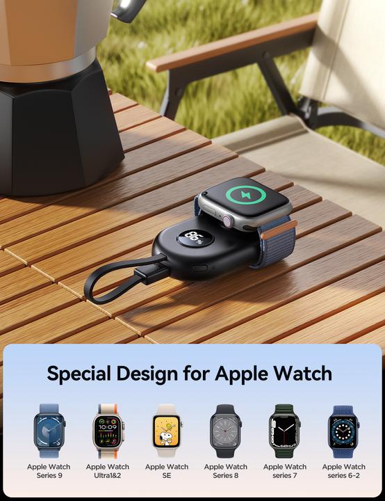 Image du produit Joyroom Chargeur pour Apple Watch JR-W09 (black)