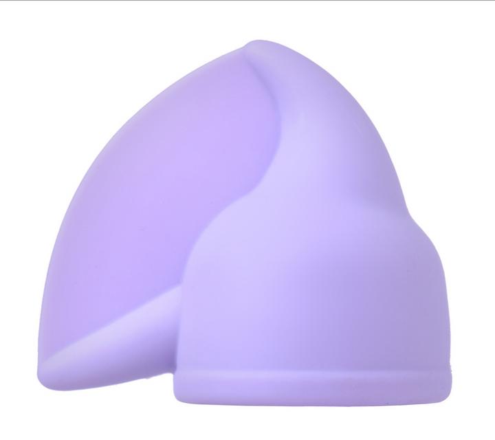 Actual product image XR Brands Flutter Tip Silicone Wall Attachment - Purple