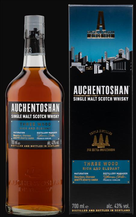 Immagine prodotto Auchentoshan Tre Legno (Single Malt, Whisky scozzese, 1 x 70 cl)