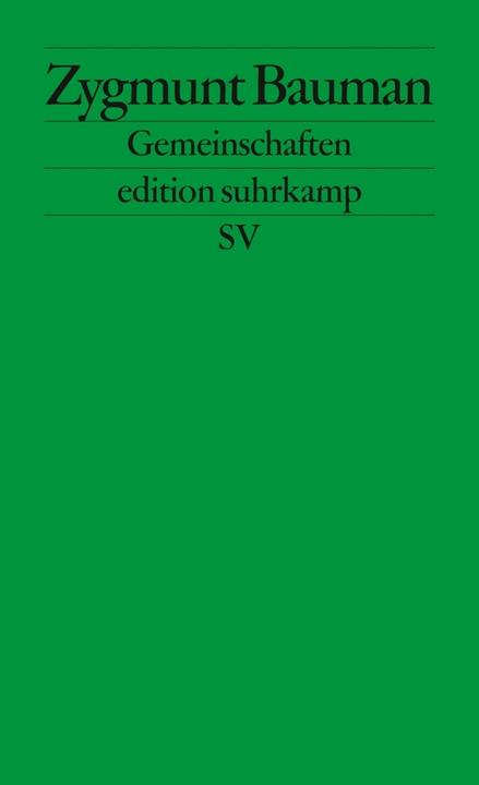 Produktbild Gemeinschaften (Deutsch, Zygmunt Bauman, 2009)