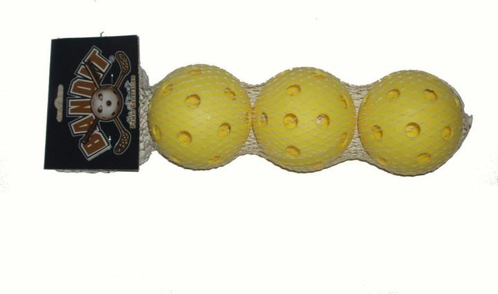 Image du produit Bandit Acito Balles d'unihockey Floorball Streethockey Balle de match 3 pièces