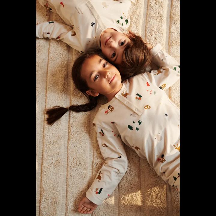 Produktbild Liewood Bio Pyjama Wilhelm Holiday Sandy (92)