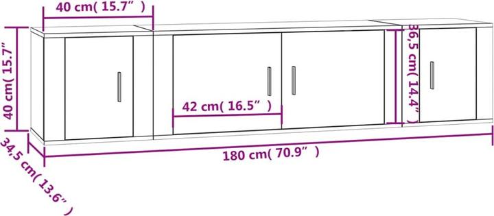 Produktbild VidaXL Elio (100 x 34.5 x 40 cm)