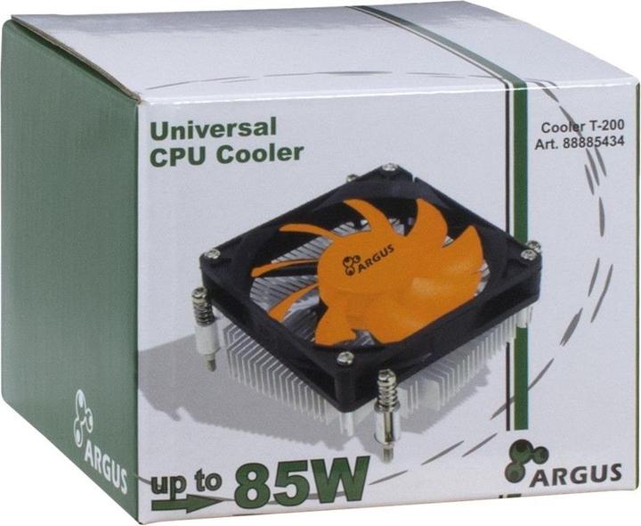 Produktbild Intertech Argus T-200 Aktiv all-in-one-CPU-Kuehler fuer nahezu alle gaengigen Prozessoren und eine TDP mit... (80 mm)