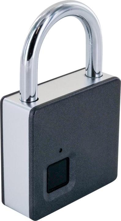 Produktbild Schwaiger Fingerprint Schloss m. Stahlbügel + Notfallschlüss