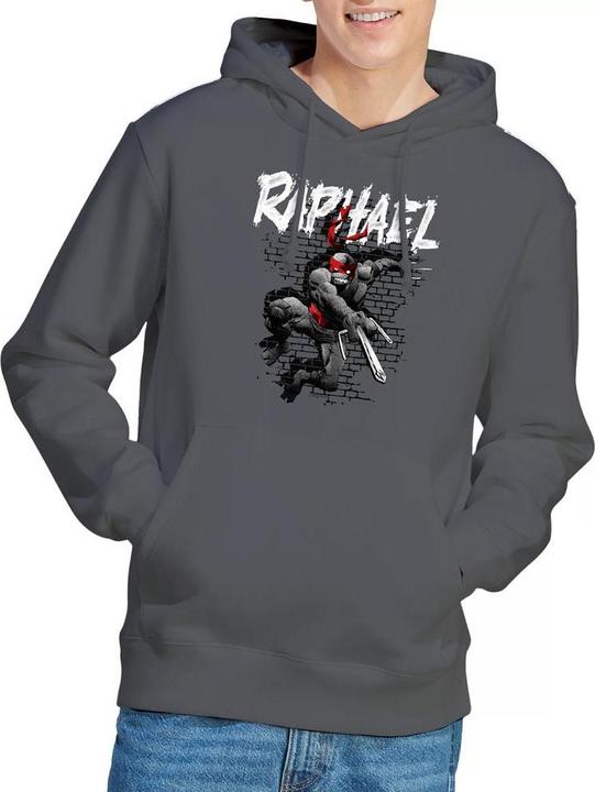 Immagine prodotto Teenage Mutant NT Felpa con Cappuccio Raffaello Uomo (XXL)