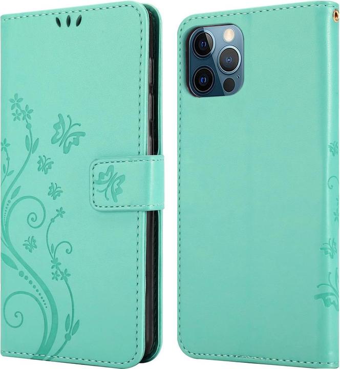 Actual product image Cadorabo Flower Book cover (Realme 12 Pro+, Apple iPhone 12)